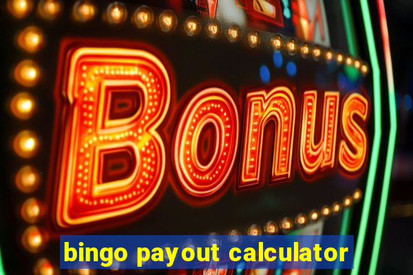 bingo payout calculator